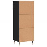 Casa si Gradina - Mobilier - Organizare si depozitare - Organizator incaltaminte - Pantofar, negru, 40x36x105 cm, lemn compozit - Infinity.ro