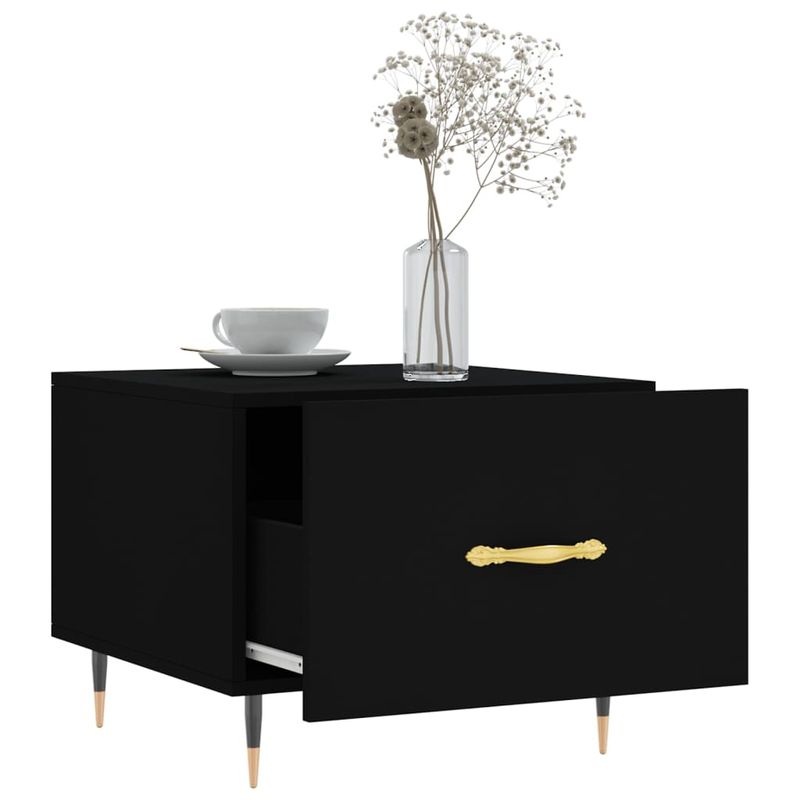 Casa si Gradina - Mobilier - Mese si birouri - Masute de cafea - Masuta de cafea, negru, 50x50x40 cm, lemn compozit - Infinity.ro