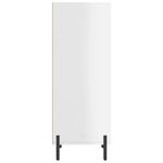 Casa si Gradina - Mobilier - Comode si corpuri - Comode - Servanta, alb extralucios, 34,5x32,5x90 cm, lemn compozit - Infinity.ro