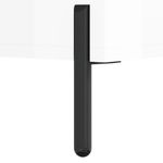 Casa si Gradina - Mobilier - Comode si corpuri - Comode - Servanta, alb extralucios, 34,5x32,5x90 cm, lemn compozit - Infinity.ro