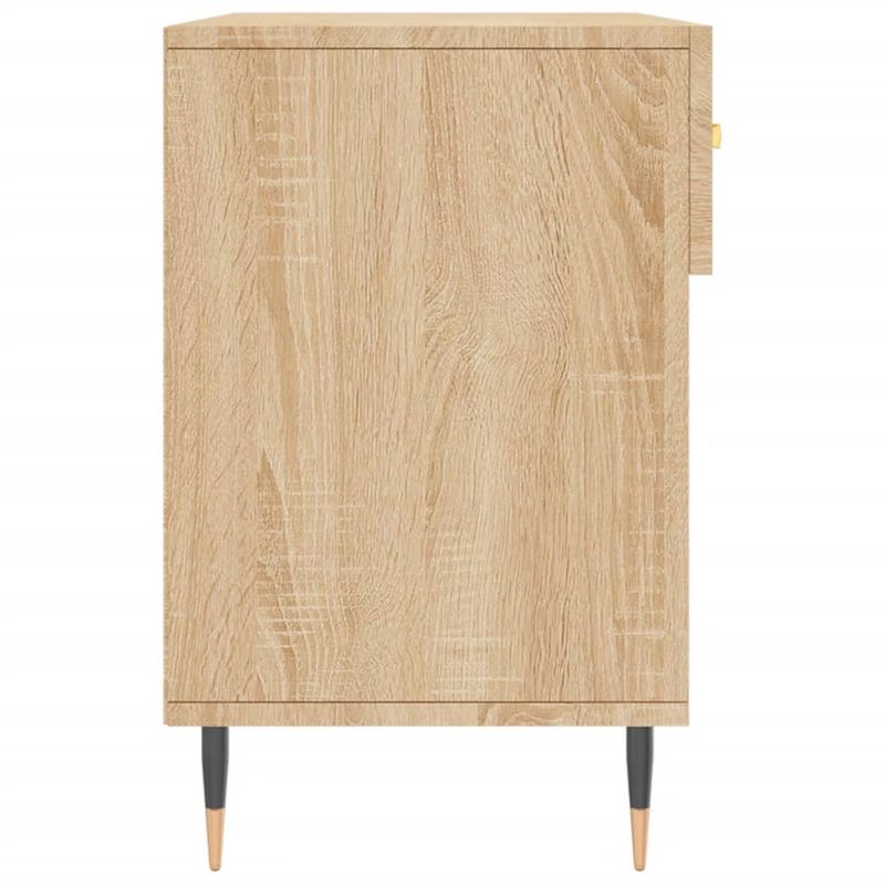 Casa si Gradina - Mobilier - Organizare si depozitare - Organizator incaltaminte - Bancheta pantofar, stejar sonoma, 102x35x55 cm, lemn prelucrat - Infinity.ro