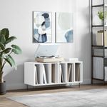 Casa si Gradina - Mobilier - Comode si corpuri - Comode - Comoda discuri, alb, 100x38x48 cm, lemn prelucrat - Infinity.ro