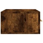 Casa si Gradina - Mobilier - Comode si corpuri - Noptiere - Noptiere de perete, 2 buc., stejar afumat, 35x35x20 cm - Infinity.ro