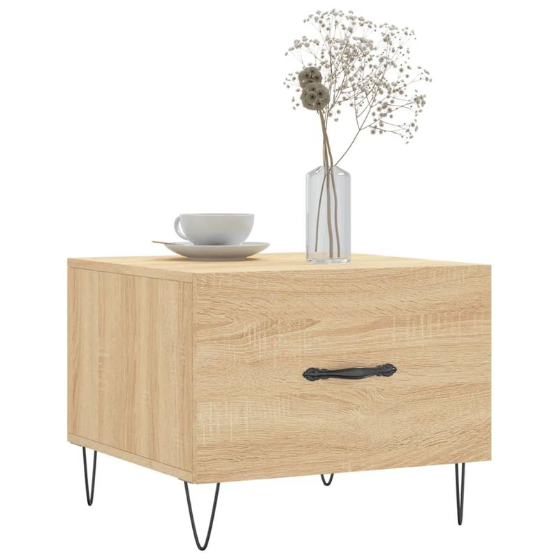 Casa si Gradina - Mobilier - Mese si birouri - Masute de cafea - Masuta de cafea, stejar sonoma, 50x50x40 cm, lemn prelucrat - Infinity.ro
