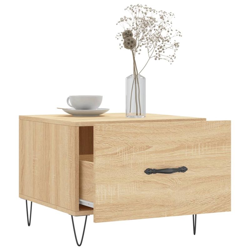 Casa si Gradina - Mobilier - Mese si birouri - Masute de cafea - Masuta de cafea, stejar sonoma, 50x50x40 cm, lemn prelucrat - Infinity.ro