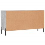 Casa si Gradina - Mobilier - Organizare si depozitare - Organizator incaltaminte - Bancheta pantofar, gri beton, 102x35x55 cm, lemn prelucrat - Infinity.ro