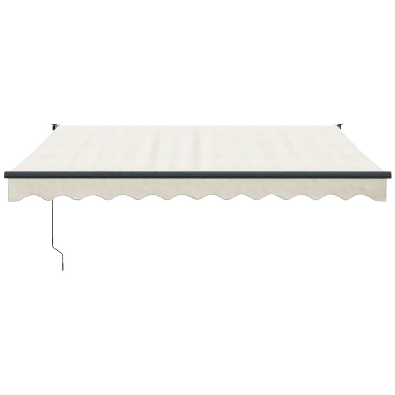 Casa si Gradina - Gradina si terasa - Umbrele si pavilioane - Umbrele - Copertina retractabila, crem, 3x2,5 m, textil si aluminiu - Infinity.ro