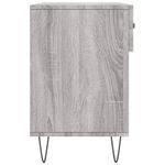 Casa si Gradina - Mobilier - Organizare si depozitare - Organizator incaltaminte - Banca de pantofi, gri sonoma, 102x35x55 cm, lemn prelucrat - Infinity.ro