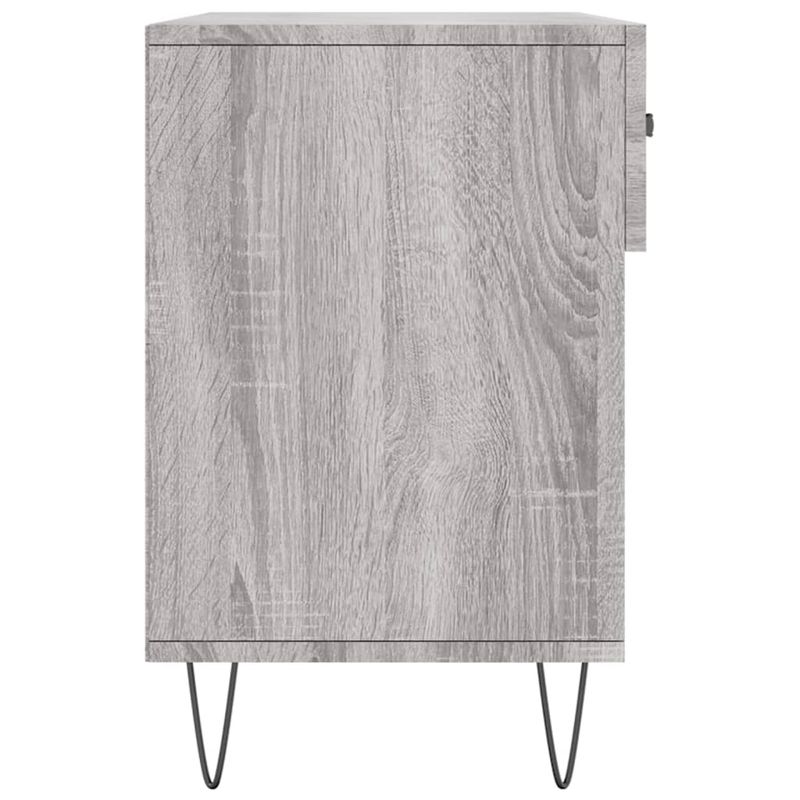 Casa si Gradina - Mobilier - Organizare si depozitare - Organizator incaltaminte - Banca de pantofi, gri sonoma, 102x35x55 cm, lemn prelucrat - Infinity.ro