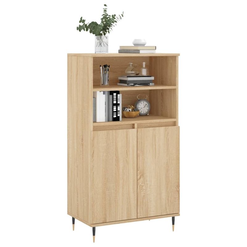 Casa si Gradina - Mobilier - Comode si corpuri - Corpuri bucatarie - Dulap inalt, stejar sonoma, 60x36x110 cm, lemn prelucrat - Infinity.ro