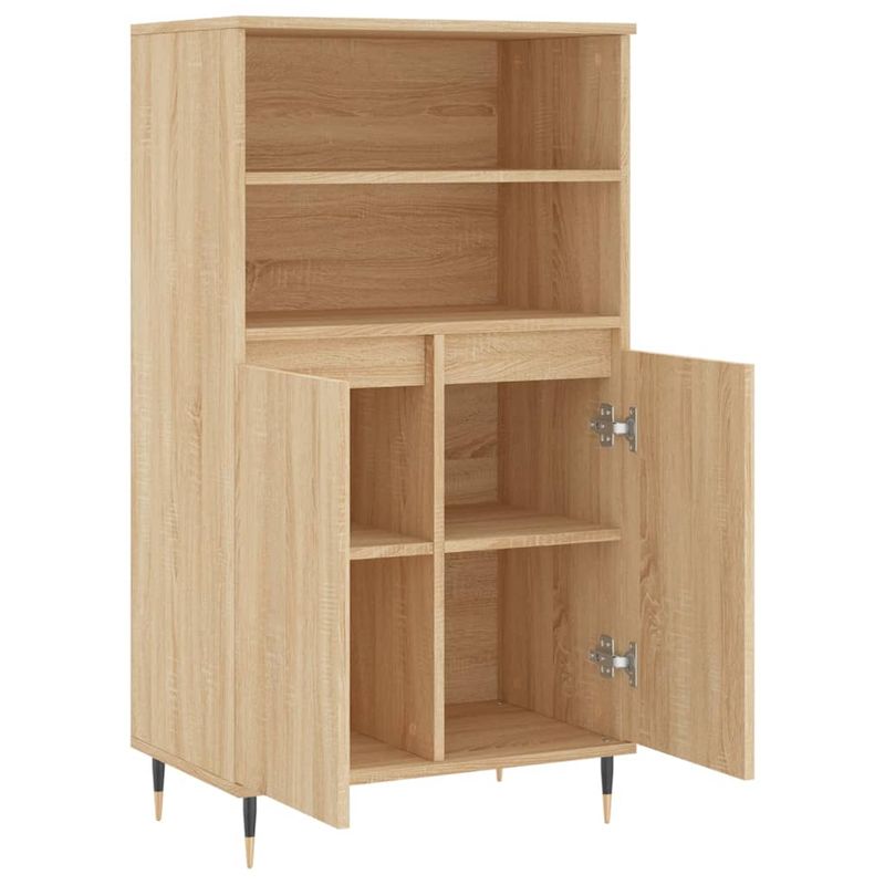 Casa si Gradina - Mobilier - Comode si corpuri - Corpuri bucatarie - Dulap inalt, stejar sonoma, 60x36x110 cm, lemn prelucrat - Infinity.ro