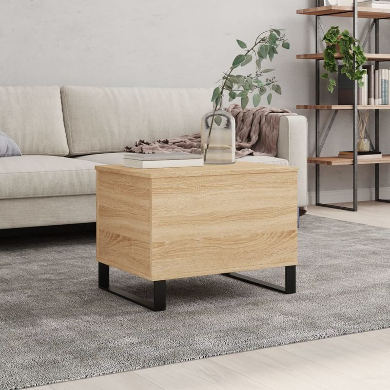 Casa si Gradina - Mobilier - Mese si birouri - Masute de cafea - Masuta de cafea, stejar sonoma, 60x44,5x45 cm, lemn prelucrat - Infinity.ro
