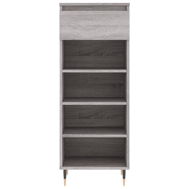 Casa si Gradina - Mobilier - Organizare si depozitare - Organizator incaltaminte - Pantofar, gri sonoma, 40x36x105 cm, lemn prelucrat - Infinity.ro