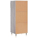 Casa si Gradina - Mobilier - Organizare si depozitare - Organizator incaltaminte - Pantofar, gri sonoma, 40x36x105 cm, lemn prelucrat - Infinity.ro