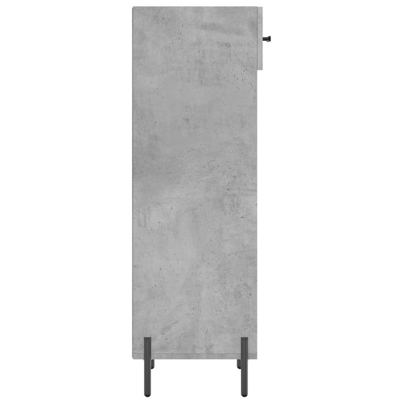 Casa si Gradina - Mobilier - Dulapuri si sifoniere - Dulapuri pantofi - Pantofar, gri beton, 30x35x105 cm, lemn compozit - Infinity.ro