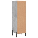 Casa si Gradina - Mobilier - Dulapuri si sifoniere - Dulapuri pantofi - Pantofar, gri beton, 30x35x105 cm, lemn compozit - Infinity.ro