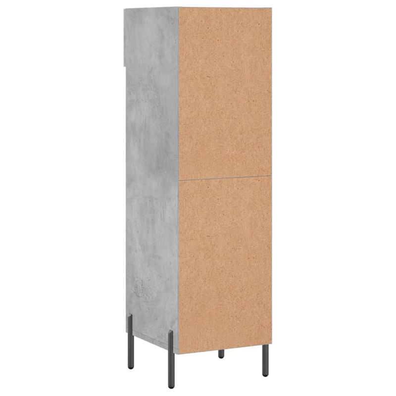 Casa si Gradina - Mobilier - Dulapuri si sifoniere - Dulapuri pantofi - Pantofar, gri beton, 30x35x105 cm, lemn compozit - Infinity.ro