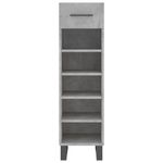 Casa si Gradina - Mobilier - Dulapuri si sifoniere - Dulapuri pantofi - Pantofar, gri beton, 30x35x105 cm, lemn compozit - Infinity.ro