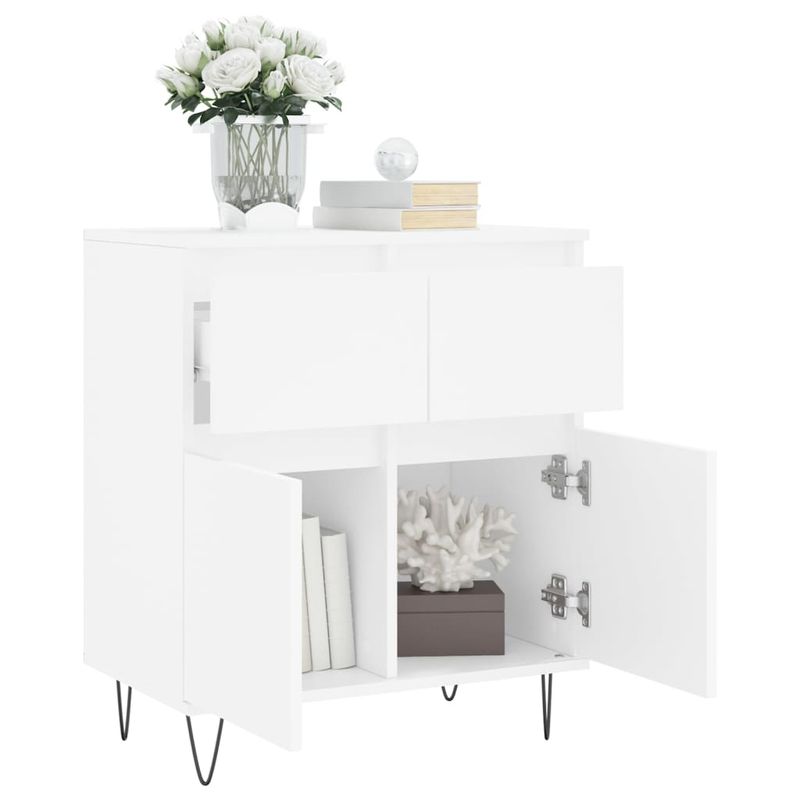 Casa si Gradina - Mobilier - Comode si corpuri - Comode - Servanta, alb, 60x35x70 cm, lemn prelucrat - Infinity.ro