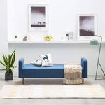 Casa si Gradina - Mobilier - Canapele si coltare - Canapele - Canapea din material textil albastru - Infinity.ro