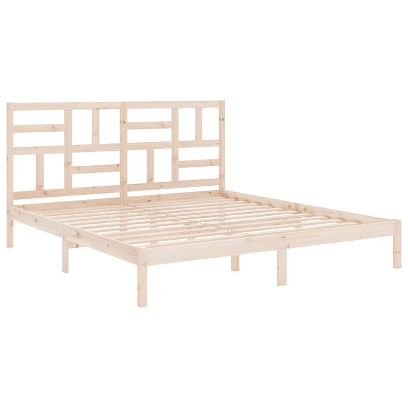 Casa si Gradina - Mobilier - Paturi si accesorii - Paturi - Cadru de pat Super King, 180x200 cm, lemn masiv - Infinity.ro