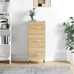 Casa si Gradina - Mobilier - Comode si corpuri - Comode - Servanta, stejar sonoma, 34,5x34x90 cm, lemn compozit - Infinity.ro