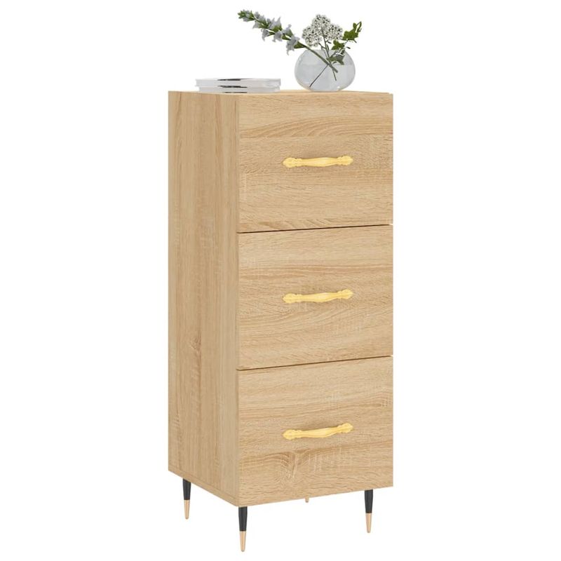 Casa si Gradina - Mobilier - Comode si corpuri - Comode - Servanta, stejar sonoma, 34,5x34x90 cm, lemn compozit - Infinity.ro