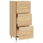 Casa si Gradina - Mobilier - Comode si corpuri - Comode - Servanta, stejar sonoma, 34,5x34x90 cm, lemn compozit - Infinity.ro