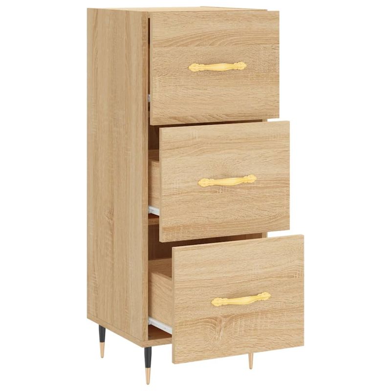 Casa si Gradina - Mobilier - Comode si corpuri - Comode - Servanta, stejar sonoma, 34,5x34x90 cm, lemn compozit - Infinity.ro