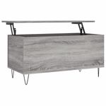 Casa si Gradina - Mobilier - Mese si birouri - Masute de cafea - Masuta de cafea, gri sonoma, 90x44,5x45 cm, lemn compozit - Infinity.ro
