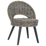 Casa si Gradina - Mobilier - Scaune si fotolii - Fotolii - Fotoliu, negru, ratan kubu - Infinity.ro