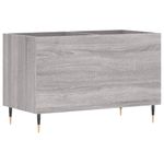Casa si Gradina - Mobilier - Dulapuri si sifoniere - Dulapuri - Dulap pentru discuri gri sonoma 74,5x38x48 cm lemn prelucrat - Infinity.ro