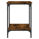 Casa si Gradina - Mobilier - Mese si birouri - Masute de cafea - Masuta de cafea, stejar fumuriu, 40x40x55 cm, lemn prelucrat - Infinity.ro