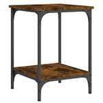 Casa si Gradina - Mobilier - Mese si birouri - Masute de cafea - Masuta de cafea, stejar fumuriu, 40x40x55 cm, lemn prelucrat - Infinity.ro