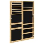 Casa si Gradina - Mobilier - Dulapuri si sifoniere - Dulapuri - Dulap de bijuterii cu oglinda montat pe perete 37,5x10x106 cm - Infinity.ro