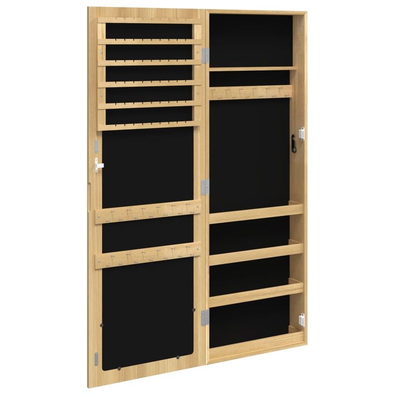 Casa si Gradina - Mobilier - Dulapuri si sifoniere - Dulapuri - Dulap de bijuterii cu oglinda montat pe perete 37,5x10x106 cm - Infinity.ro