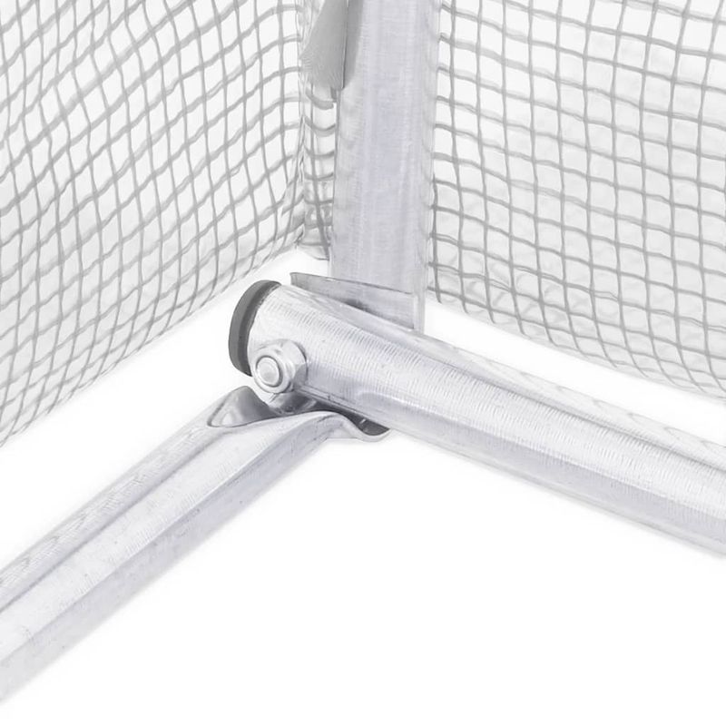 Casa si Gradina - Gradinarit si plante - Sere si solarii - Sera cu cadru din otel, alb, 50 m², 10x5x2,3 m - Infinity.ro