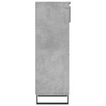 Casa si Gradina - Mobilier - Organizare si depozitare - Organizator incaltaminte - Pantofar, gri beton, 40x36x105 cm, lemn prelucrat - Infinity.ro