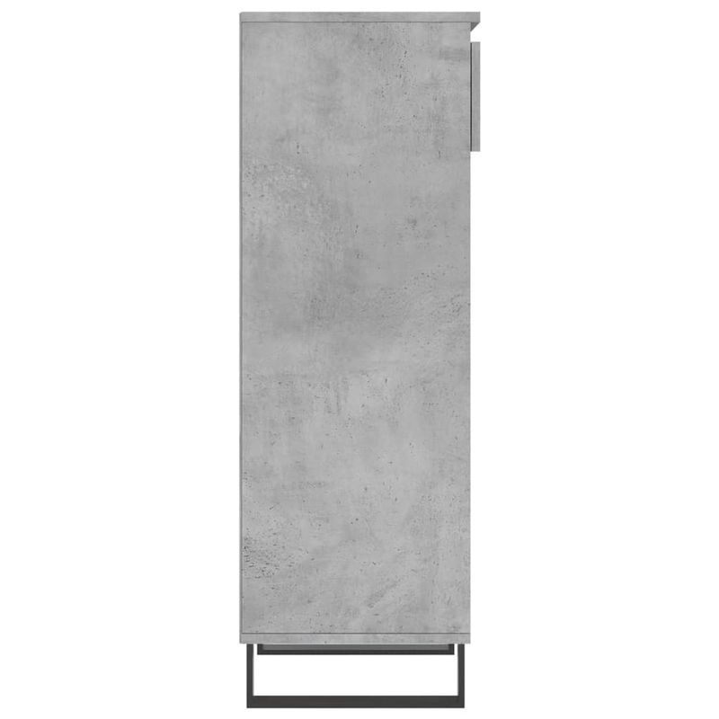 Casa si Gradina - Mobilier - Organizare si depozitare - Organizator incaltaminte - Pantofar, gri beton, 40x36x105 cm, lemn prelucrat - Infinity.ro