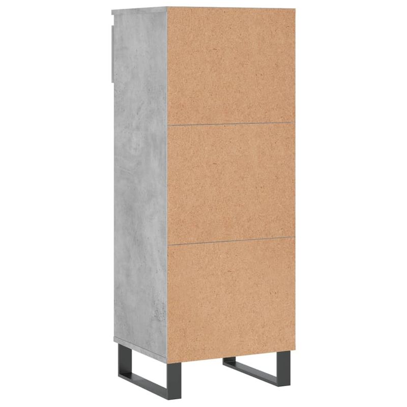 Casa si Gradina - Mobilier - Organizare si depozitare - Organizator incaltaminte - Pantofar, gri beton, 40x36x105 cm, lemn prelucrat - Infinity.ro
