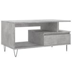 Casa si Gradina - Mobilier - Mese si birouri - Masute de cafea - Masuta de cafea, gri beton, 90x49x45 cm, lemn prelucrat - Infinity.ro
