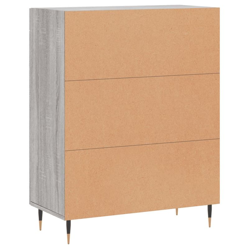 Casa si Gradina - Mobilier - Comode si corpuri - Comode - Servanta, gri sonoma, 69,5x34x90 cm, lemn compozit - Infinity.ro