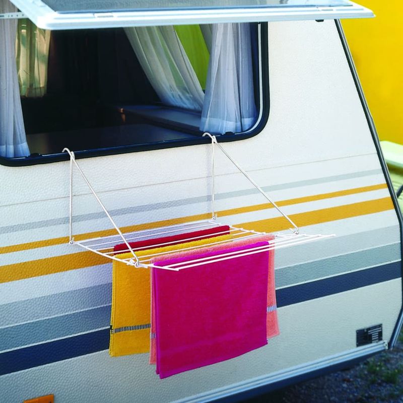 Casa si Gradina - Mobilier - Organizare si depozitare - Umerase si valeti - Tomado Uscator de rufe suspendat "Breda", 7 m - Infinity.ro