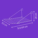 Casa si Gradina - Mobilier - Organizare si depozitare - Umerase si valeti - Tomado Uscator de rufe suspendat "Breda", 7 m - Infinity.ro