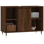 Casa si Gradina - Mobilier - Mobilier baie - Comode baie - Comoda pentru baie, stejar maro, 80x33x60 cm, lemn compozit - Infinity.ro