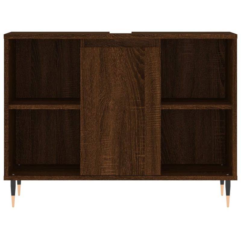 Casa si Gradina - Mobilier - Mobilier baie - Comode baie - Comoda pentru baie, stejar maro, 80x33x60 cm, lemn compozit - Infinity.ro