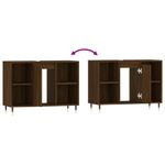 Casa si Gradina - Mobilier - Mobilier baie - Comode baie - Comoda pentru baie, stejar maro, 80x33x60 cm, lemn compozit - Infinity.ro