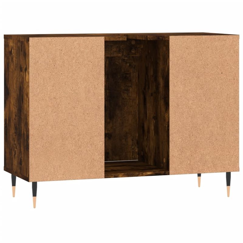 Casa si Gradina - Mobilier - Mobilier baie - Comode baie - Comoda pentru baie, stejar fumuriu, 80x33x60 cm, lemn compozit - Infinity.ro