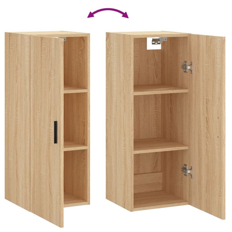 Casa si Gradina - Mobilier - Comode si corpuri - Comode - Dulap montat pe perete, stejar sonoma, 34,5x34x90 cm - Infinity.ro