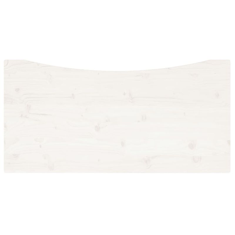 Casa si Gradina - Mobilier - Feronerie si accesorii mobila - Blat de birou, alb, 110x60x2,5 cm, lemn masiv de pin - Infinity.ro